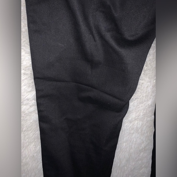 Hybrid & Co. Black Pants w/ Reflective Side Metallic Silver Stripe Sz 3 NWOT - Picture 6 of 9